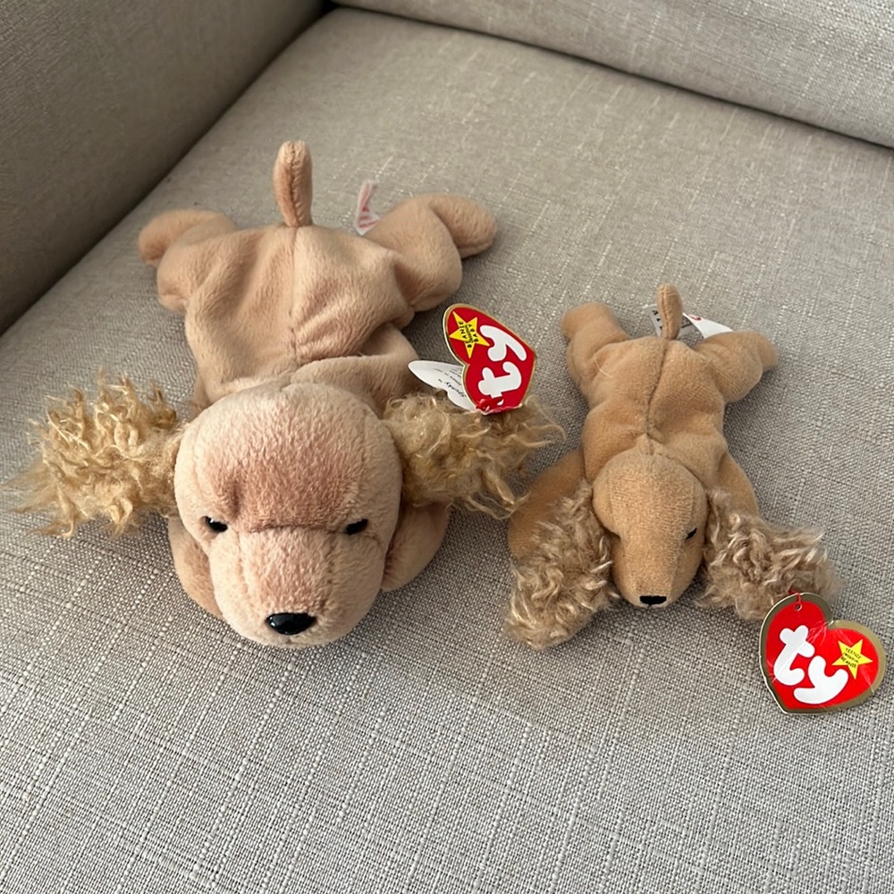 TY Beanie Baby and Teenie Beanie Set—“Spunky”